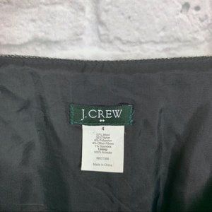 Jupe Mini J.Crew En Tweed Métallisé Bleu Et Rose Gold - Taille 8 - Fermeture Éclair - Neuf Sans Étiquettes